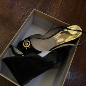Michael Kors - Black - Size 10 -  Wedge